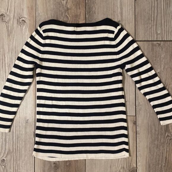 NWOT Ralph Lauren Boat Neck 3/4 Sleeve Top Size Medium - Picture 6 of 6